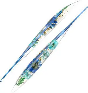 2.5mm Crochet Hook, Ergonomic Crochet Hooks with Floral Resin Grips | Stylish and Unique Knitting Needles ,Crochet Needles for Beginners, Arthritic Hands and Professional 2.5mm Crochet Hook, Ergonomic Crochet Hooks with Floral Resin Grips | Stylish and Unique Knitting Needles ,Crochet Needles for Beginners, Arthritic Hands and Professional