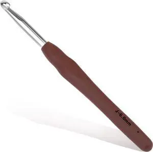 SHWAKK Crochet Hook, 6.0 mm Ergonomic Crochet Hook for Arthritic Hands | Crochet Needles, Knitting Needles with Soft Handle Beginners and Experienced Hobbyists (6.0 mm) SHWAKK Crochet Hook, 6.0 mm Ergonomic Crochet Hook for Arthritic Hands | Crochet Needles, Knitting Needles with Soft Handle Beginners and Experienced Hobbyists (6.0 mm)