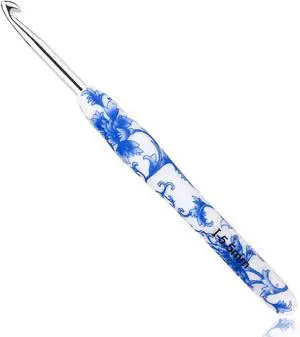 BCMRUN 5.5 mm(I) Crochet Hook, Ergonomic Handle for Arthritic Hands, Soft Rubber Grip Extra Long Knitting Needles for Beginners and Knitting Crocheting Yarn (5.5mm-I) BCMRUN 5.5 mm(I) Crochet Hook, Ergonomic Handle for Arthritic Hands, Soft Rubber Grip Extra Long Knitting Needles for Beginners and Knitting Crocheting Yarn (5.5mm-I)
