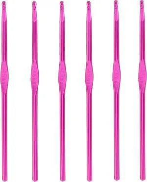 Cionyce Aluminum Crochet Hook 4.5mm US Size 7, 6 Pack | Crochet Needle, DIY Craft, Yarn Knitting Cionyce Aluminum Crochet Hook 4.5mm US Size 7, 6 Pack | Crochet Needle, DIY Craft, Yarn Knitting