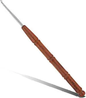 Wuadua 1.75mm Crochet Hook Ergonomic Crochet Hooks with Wooden Handle | Crochet Needle for Arthritic, Crochet Tool Crocheting Hooks Ideal for Lace Thread, Perfect for Miniature Delicate Items Wuadua 1.75mm Crochet Hook Ergonomic Crochet Hooks with Wooden Handle | Crochet Needle for Arthritic, Crochet Tool Crocheting Hooks Ideal for Lace Thread, Perfect for Miniature Delicate Items