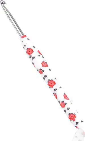 Crochet Hook,5 mm Ergonomic Crochet Hook,Ergonomic Handle for Arthritic Hands,Soft Rubber Grip Extra Long Knitting Needles for Beginners and Crocheting Yarn Crochet Hook,5 mm Ergonomic Crochet Hook,Ergonomic Handle for Arthritic Hands,Soft Rubber Grip Extra Long Knitting Needles for Beginners and Crocheting Yarn