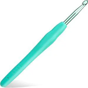kgxulr 5.5mm Crochet Hook, Aluminum Soft Grip Rubber Handle Crochet Needles | Crochet Hooks for Arthritic Hands, Crochet Hooks Ergonomic Soft Grip for Beginners and Handmade DIY Knitting Crochet kgxulr 5.5mm Crochet Hook, Aluminum Soft Grip Rubber Handle Crochet Needles | Crochet Hooks for Arthritic Hands, Crochet Hooks Ergonomic Soft Grip for Beginners and Handmade DIY Knitting Crochet