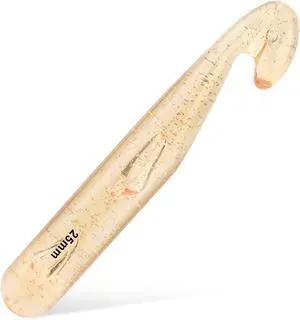 kgxulr 25mm Crochet Hooks, Ergonomic Crochet Hooks, Crochet Needles | Large Crochet Hooks for Chunky Yarn, 25 mm Crochet Hook for Beginners and Handmade DIY Knitting Crochet kgxulr 25mm Crochet Hooks, Ergonomic Crochet Hooks, Crochet Needles | Large Crochet Hooks for Chunky Yarn, 25 mm Crochet Hook for Beginners and Handmade DIY Knitting Crochet