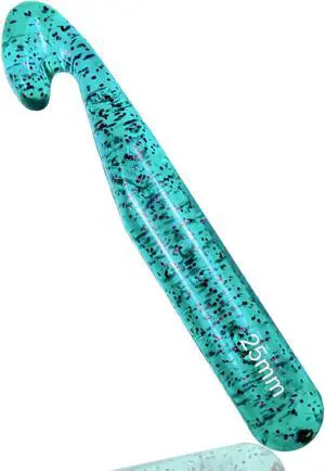 Weabetfu 25mm Large Crochet Hook,Huge Crochet Hooks for Chunky Yarn,Ergonomic Knitting Giant Crochet Needles,Big Crochet Hooks for Knitting Yarn Carpet Scarf Wool Roving, Green Weabetfu 25mm Large Crochet Hook,Huge Crochet Hooks for Chunky Yarn,Ergonomic Knitting Giant Crochet Needles,Big Crochet Hooks for Knitting Yarn Carpet Scarf Wool Roving, Green