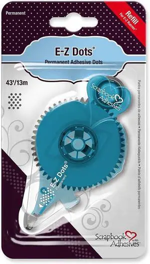 SCRAPBOOK ADHESIVES BY 3L E-Z Dots Refillable Permanent Runner Refill Cartridge, 43 Feet SCRAPBOOK ADHESIVES BY 3L E-Z Dots Refillable Permanent Runner Refill Cartridge, 43 Feet
