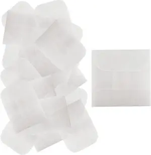 50PCS 2x2 Inch Glassine Flat Paper Bags, Small Glassine Envelopes, Semi-Transparent Waxed Paper Bags for Storing Photos Stamps Ring Jewellery Coin 50PCS 2x2 Inch Glassine Flat Paper Bags, Small Glassine Envelopes, Semi-Transparent Waxed Paper Bags for Storing Photos Stamps Ring Jewellery Coin