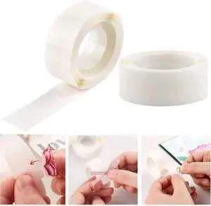 BAOFALI 600 Pcs 1/8in (3mm) 2 Roll Ultra Thin Adhesive Dots,Clear Removable, Double Sided Stickers Permanent Sticky for Balloons Wedding Decoration or DIY Craft Dots(300 Pcs/Roll) BAOFALI 600 Pcs 1/8in (3mm) 2 Roll Ultra Thin Adhesive Dots,Clear Removable, Double Sided Stickers Permanent Sticky for Balloons Wedding Decoration or DIY Craft Dots(300 Pcs/Roll)