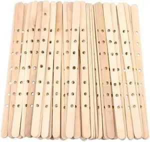 MILIVIXAY 100pcs Wooden Wick Holders - Candle Wicks Centering Device for Large & Multiwick Candles. MILIVIXAY 100pcs Wooden Wick Holders - Candle Wicks Centering Device for Large & Multiwick Candles.