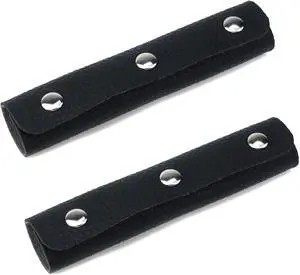 Mcredy Leather Bag Strap Wrap Covers Handle Protector, Black, 2 Packs | Soft Leather, Bag Strap Wrap Covers, Easy to Use, for Purse Wallet Shopping Travel Bags Mcredy Leather Bag Strap Wrap Covers Handle Protector, Black, 2 Packs | Soft Leather, Bag Strap Wrap Covers, Easy to Use, for Purse Wallet Shopping Travel Bags