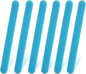 6 PCS Reusable Silicone Stirring Stick, Silicones Stirrings Sticks | Blue Reusable Silicone Wax Stick Popsicle Sticks Tools, for DIY Crafts, Resin, Liquid, Paint 6 PCS Reusable Silicone Stirring Stick, Silicones Stirrings Sticks | Blue Reusable Silicone Wax Stick Popsicle Sticks Tools, for DIY Crafts, Resin, Liquid, Paint