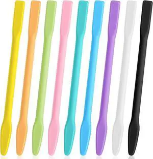 Gartful 9PCS Colored Silicone Stir Sticks, Reusable Epoxy Resin Stir Sticks, for Resin Mixing, Paint, Making Glitter Tumblers Cups, Arts, Crafts, Facial Mask Stirring Rods, 9 Colors Gartful 9PCS Colored Silicone Stir Sticks, Reusable Epoxy Resin Stir Sticks, for Resin Mixing, Paint, Making Glitter Tumblers Cups, Arts, Crafts, Facial Mask Stirring Rods, 9 Colors
