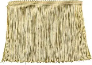 5 Yard 6 Inch Chainette Fringe Trim, Tassel Sewing Trim | for Handmade DIY, Curtains, Latin-Style Dresses and Lampshade Decorations 5 Yard 6 Inch Chainette Fringe Trim, Tassel Sewing Trim | for Handmade DIY, Curtains, Latin-Style Dresses and Lampshade Decorations