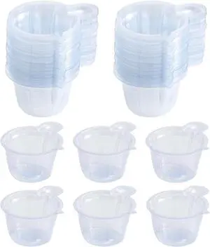 150Pcs 40ml Small Resin Mixing Cups, Disposable Plastic Measuring Cups | Clear, Paint Dispensing for Mixing Paint, Stain, Epoxy, Resin 150Pcs 40ml Small Resin Mixing Cups, Disposable Plastic Measuring Cups | Clear, Paint Dispensing for Mixing Paint, Stain, Epoxy, Resin