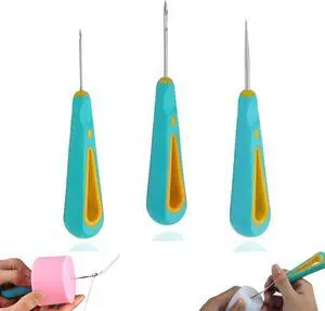 3 Pack Candle Wick Needle for Silicone Molds, Wicking Needle Candle Making | Long Punch Needle Wick for Candle Making, Candle Mould Wick Threader Needle Wick Tool for Silicone Molds Making 3 Pack Candle Wick Needle for Silicone Molds, Wicking Needle Candle Making | Long Punch Needle Wick for Candle Making, Candle Mould Wick Threader Needle Wick Tool for Silicone Molds Making