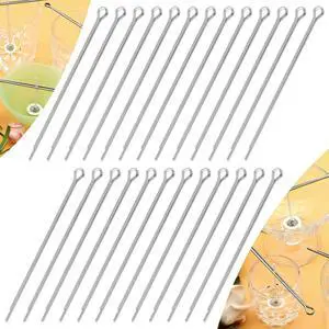 Candel Wick Holders, 4.7 Inch Wick Holders for Candle Making, 25 Pcs Metal Wick Centering Tool Candel Wick Holders, 4.7 Inch Wick Holders for Candle Making, 25 Pcs Metal Wick Centering Tool