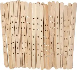 50Pcs Wooden Candle Wick Holders Candle Wick Bars Wicks Centering Device Wick Holders for Candle Making, Large, Multiwick Candles Arts Crafts Candle Making Wicks Candle Making 50Pcs Wooden Candle Wick Holders Candle Wick Bars Wicks Centering Device Wick Holders for Candle Making, Large, Multiwick Candles Arts Crafts Candle Making Wicks Candle Making