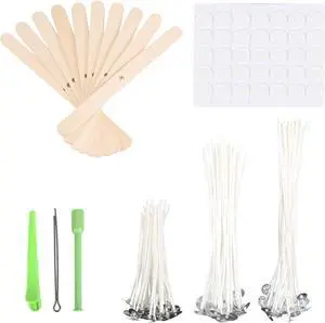 Phinus Candle Wicks Kit 213 PCS, 3 Different Size Candle Wicks for Candle Making, DIY Candle Wick with Complete Tool for Soy Wax, Beeswax, Coconut Wax (4 Inch, 6 Inch and 7.8 Inch in Length) Phinus Candle Wicks Kit 213 PCS, 3 Different Size Candle Wicks for Candle Making, DIY Candle Wick with Complete Tool for Soy Wax, Beeswax, Coconut Wax (4 Inch, 6 Inch and 7.8 Inch in Length)