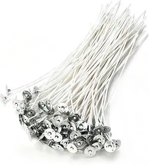 100 Piece Pre-Waxed Cotton Wick, 6 Inch with Tabs for DIY Candle Making | Low Smoke, Natural Cotton Core,Candle Wicks for Candle Making 100 Piece Pre-Waxed Cotton Wick, 6 Inch with Tabs for DIY Candle Making | Low Smoke, Natural Cotton Core,Candle Wicks for Candle Making