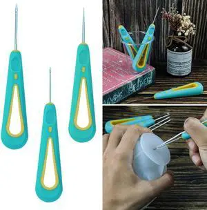 3 Pcs Green Round Hole Cone Hand Drills Punch Needle Candles Wick Tools for DIY Silicone Mould Making Punch Candle Making 3 Pcs Green Round Hole Cone Hand Drills Punch Needle Candles Wick Tools for DIY Silicone Mould Making Punch Candle Making