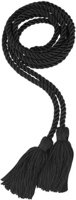 CLERKMANS Black Graduation Honor Cord CLERKMANS Black Graduation Honor Cord