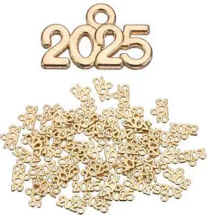 MECCANIXITY 2025 Graduation Year Charm 3D Metal Tassel Year Number Charm Year Pendant Mini for DIY Anniversary Jewelry Making Crafts MECCANIXITY 2025 Graduation Year Charm 3D Metal Tassel Year Number Charm Year Pendant Mini for DIY Anniversary Jewelry Making Crafts