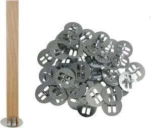 150pcs Wood Wick Clip Holder Base for Candle Making - Universal Wooden Clips and Metal Holders (Wicks Not Included) 150pcs Wood Wick Clip Holder Base for Candle Making - Universal Wooden Clips and Metal Holders (Wicks Not Included)