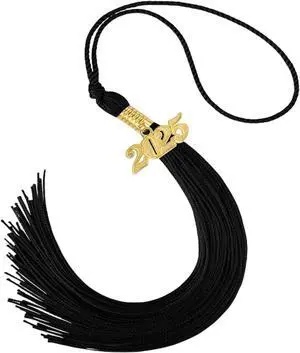2025 Tassel Graduation Black 9", Elegant Black Tassel with 2025 Year Charm Gold Date Drop, Tassels for Graduation Cap 2025 2025 Tassel Graduation Black 9", Elegant Black Tassel with 2025 Year Charm Gold Date Drop, Tassels for Graduation Cap 2025