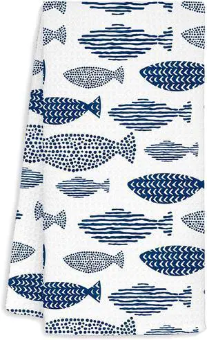 Jvpke Beach Fish Hand Dish Tea Towels for Kitchen Bathroom, Ocean Coastal Theme Kitchen Bathroom Decor 16×24 Inch, Beach Fish Gifts for Women Jvpke Beach Fish Hand Dish Tea Towels for Kitchen Bathroom, Ocean Coastal Theme Kitchen Bathroom Decor 16×24 Inch, Beach Fish Gifts for Women