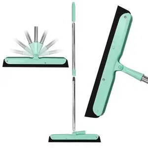 Floor Squeegee - 34.5" Telescoping Squeegee for Window Cleaning with Durable Stainless Steel Blade for Clear Surface Wiping - Suitable for Bathroom Mirrors, Car Windows and Home Surfaces Floor Squeegee - 34.5" Telescoping Squeegee for Window Cleaning with Durable Stainless Steel Blade for Clear Surface Wiping - Suitable for Bathroom Mirrors, Car Windows and Home Surfaces