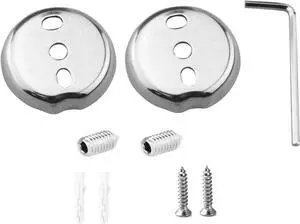 Towel Bar Replacement Parts, 1.51/0.8 Inch Stainless Steel Screw Kit, Silver, with Screw Wrench Modern Bathroom Towel Rack for Home Decor and Hardware Towel Bar Replacement Parts, 1.51/0.8 Inch Stainless Steel Screw Kit, Silver, with Screw Wrench Modern Bathroom Towel Rack for Home Decor and Hardware