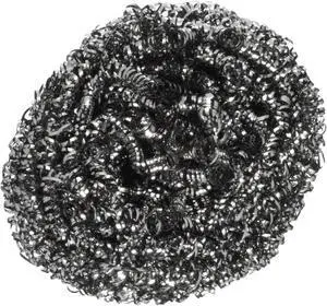 Winco 50 Grams Stainless Steel Scouring Sponge, 50g | Precise cleaning, Non-corrosive, Great for Kitchen Surfaces, Counters, Cleaning and Facility Care Winco 50 Grams Stainless Steel Scouring Sponge, 50g | Precise cleaning, Non-corrosive, Great for Kitchen Surfaces, Counters, Cleaning and Facility Care