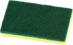 Scrubee Heavy Duty Scrub Large Sponge with Scouring Pad, Kitchen Dishwashing, Sink, Pot and Frying Pan Cellulose Scrubber Sponge Non Scratch. By Superio (6" Sponge) Scrubee Heavy Duty Scrub Large Sponge with Scouring Pad, Kitchen Dishwashing, Sink, Pot and Frying Pan Cellulose Scrubber Sponge Non Scratch. By Superio (6" Sponge)