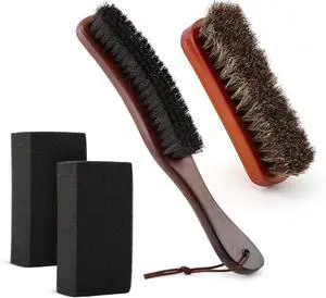 4Pcs Horsehair Felt Hat Brush Kit with Cleaning Sponge, Cowboy Hats Wood Fedora Hat Cleaning Set Baseball Cap Lint Brush Remove Dust for Hair Furniture Suits Clothes(Color:as Shown) 4Pcs Horsehair Felt Hat Brush Kit with Cleaning Sponge, Cowboy Hats Wood Fedora Hat Cleaning Set Baseball Cap Lint Brush Remove Dust for Hair Furniture Suits Clothes(Color:as Shown)