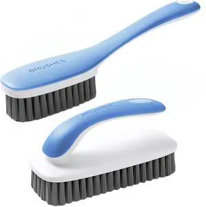 Scrub Brush for Stains-2 Pack Fabric Cleaning Brush,Laundry Stain Remover Brush,Clothes Scrub Brushes Cleaner Soft Bristle Scrubbing Brushes Household Cleaning for Carpet Clothes Bags & More (Blue) Scrub Brush for Stains-2 Pack Fabric Cleaning Brush,Laundry Stain Remover Brush,Clothes Scrub Brushes Cleaner Soft Bristle Scrubbing Brushes Household Cleaning for Carpet Clothes Bags & More (Blue)