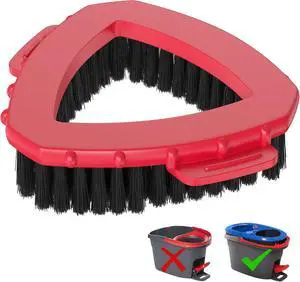 Replacement Scrub Brush for O-Cedar 2-Tank System, 4.4" Triangular Spin Mop Scrubber Head, Heavy-Duty Stiff Bristle Cleaning Brush for Tile, Grout, Bathroom, Kitchen & Floors Replacement Scrub Brush for O-Cedar 2-Tank System, 4.4" Triangular Spin Mop Scrubber Head, Heavy-Duty Stiff Bristle Cleaning Brush for Tile, Grout, Bathroom, Kitchen & Floors