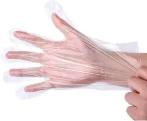 LOVENJOY 500 PCS Clear Disposable Food Service Gloves, Free Size LOVENJOY 500 PCS Clear Disposable Food Service Gloves, Free Size