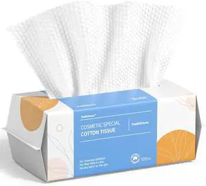 PoeticEHome Disposable Face Towels, Soft Dry Wipes, 1 Pack, 100 Count | Biodegradable Cotton Face Wipes, Soft & Lint-Free Facial Cleansing Towels for Face Drying, Makeup Removal, Wet or Dry Use PoeticEHome Disposable Face Towels, Soft Dry Wipes, 1 Pack, 100 Count | Biodegradable Cotton Face Wipes, Soft & Lint-Free Facial Cleansing Towels for Face Drying, Makeup Removal, Wet or Dry Use