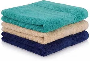 Wash Cloths 3 Pack for Face, 100% Cotton Soft Bath Towels | 100% cotton face towels with soft absorbency and quick drying. Perfect for face, body, shower and bathroom use. Wash Cloths 3 Pack for Face, 100% Cotton Soft Bath Towels | 100% cotton face towels with soft absorbency and quick drying. Perfect for face, body, shower and bathroom use.