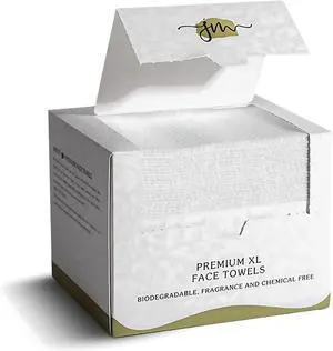 Disposable Face Towels 50 XL 10 x 12 Biodegradable Dry Wipes for Sensitive Skin | Soft, Lint-Free, Fragrance-Free & Vegan Facial Cleansing Towels | Chemical-Free Makeup Remover Wipes Disposable Face Towels 50 XL 10 x 12 Biodegradable Dry Wipes for Sensitive Skin | Soft, Lint-Free, Fragrance-Free & Vegan Facial Cleansing Towels | Chemical-Free Makeup Remover Wipes