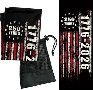 250th American Anniversary Cooling Towels for Sports with Storage Bag Heat Relief Easy Clean Cool Towel for Gym Outdoor Beach Microfiber Hot Weather Cooling Towels 250th American Anniversary Cooling Towels for Sports with Storage Bag Heat Relief Easy Clean Cool Towel for Gym Outdoor Beach Microfiber Hot Weather Cooling Towels