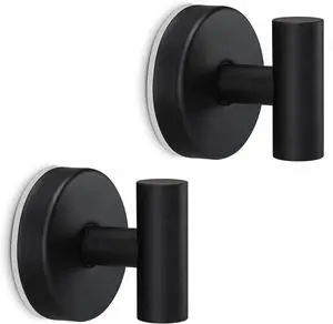 Towel Hooks Shower Suction Hook Towel Hanger for Bathroom Hanging Coat, Robe, Removable Wall Mounted Hook for Bedroom Kitchen Hotel Pool Matte Black(2-Pack) Towel Hooks Shower Suction Hook Towel Hanger for Bathroom Hanging Coat, Robe, Removable Wall Mounted Hook for Bedroom Kitchen Hotel Pool Matte Black(2-Pack)