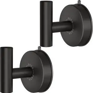 DGYB Large Suction Cup Hooks Black Stainless Steel Suction Shower Hooks for Loofah Set of 2 Towel Hook 11 Lb No Drill Hook for Bathroom DGYB Large Suction Cup Hooks Black Stainless Steel Suction Shower Hooks for Loofah Set of 2 Towel Hook 11 Lb No Drill Hook for Bathroom