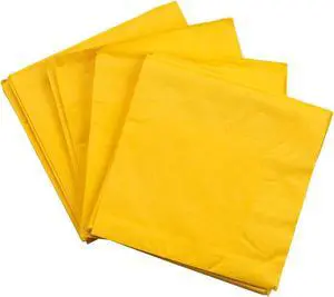 JAM PAPER Medium Lunch Napkins - 6 1/2 x 6 1/2 - Yellow - 50/Pack JAM PAPER Medium Lunch Napkins - 6 1/2 x 6 1/2 - Yellow - 50/Pack