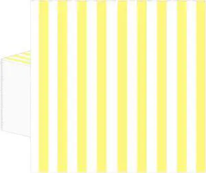 50PCS Yellow and White Striped Paper Napkins, Light Yellow Dinner Napkin Disposable Beverage Dessert Luncheon Napkins for Birthday Bridal & Baby Shower Wedding Party Supplies 50PCS Yellow and White Striped Paper Napkins, Light Yellow Dinner Napkin Disposable Beverage Dessert Luncheon Napkins for Birthday Bridal & Baby Shower Wedding Party Supplies