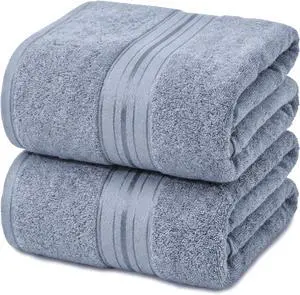 Premium Hand Towels Set for Bathroom, 2 Pack, 12" x 27", Light Grey | 100% Cotton, Quick Dry, Ultra Soft, Highly Absorbent, Lightweight, For Gym, Shower, Hotel, and Spa Premium Hand Towels Set for Bathroom, 2 Pack, 12" x 27", Light Grey | 100% Cotton, Quick Dry, Ultra Soft, Highly Absorbent, Lightweight, For Gym, Shower, Hotel, and Spa