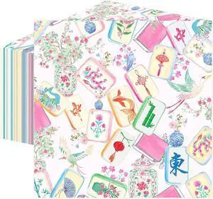 Quera Mahjong Napkins Cocktail Paper Pink for Party Supplies | 50 Pcs Gifts Party Favor Disposable Funny Watercolor Beverage Napkins for Kitchen,Bathroom,Birthday 5" x 5" Quera Mahjong Napkins Cocktail Paper Pink for Party Supplies | 50 Pcs Gifts Party Favor Disposable Funny Watercolor Beverage Napkins for Kitchen,Bathroom,Birthday 5" x 5"