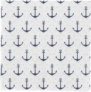 IHR Ideal Home Range Cocktail Napkins Disposable 3-Ply Paper Party Napkin Pack, 5" x 5", Anchor Dots Blue Grey, 20-Count IHR Ideal Home Range Cocktail Napkins Disposable 3-Ply Paper Party Napkin Pack, 5" x 5", Anchor Dots Blue Grey, 20-Count