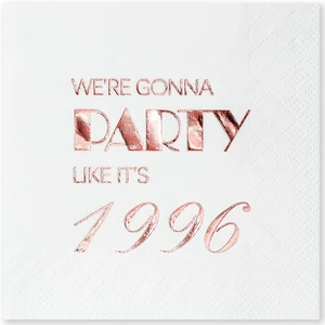 Crisky 30th Birthday Cocktail Napkins Rose Gold for Women 30th Birthday Party Decorations for Cake Dessert Berverage Table, 30th Birthday Party Supplies,50 Pcs Disposable Napkins, 3-Ply Crisky 30th Birthday Cocktail Napkins Rose Gold for Women 30th Birthday Party Decorations for Cake Dessert Berverage Table, 30th Birthday Party Supplies,50 Pcs Disposable Napkins, 3-Ply