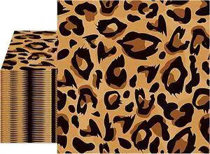 40pcs Leopard Print Party Napkins Disposable Decorative Paper Napkins for Jungle Luncheon Napkins Animals Safari Cheetah Theme Birthday Party Supplies 6.5×6.5 Inch 40pcs Leopard Print Party Napkins Disposable Decorative Paper Napkins for Jungle Luncheon Napkins Animals Safari Cheetah Theme Birthday Party Supplies 6.5×6.5 Inch
